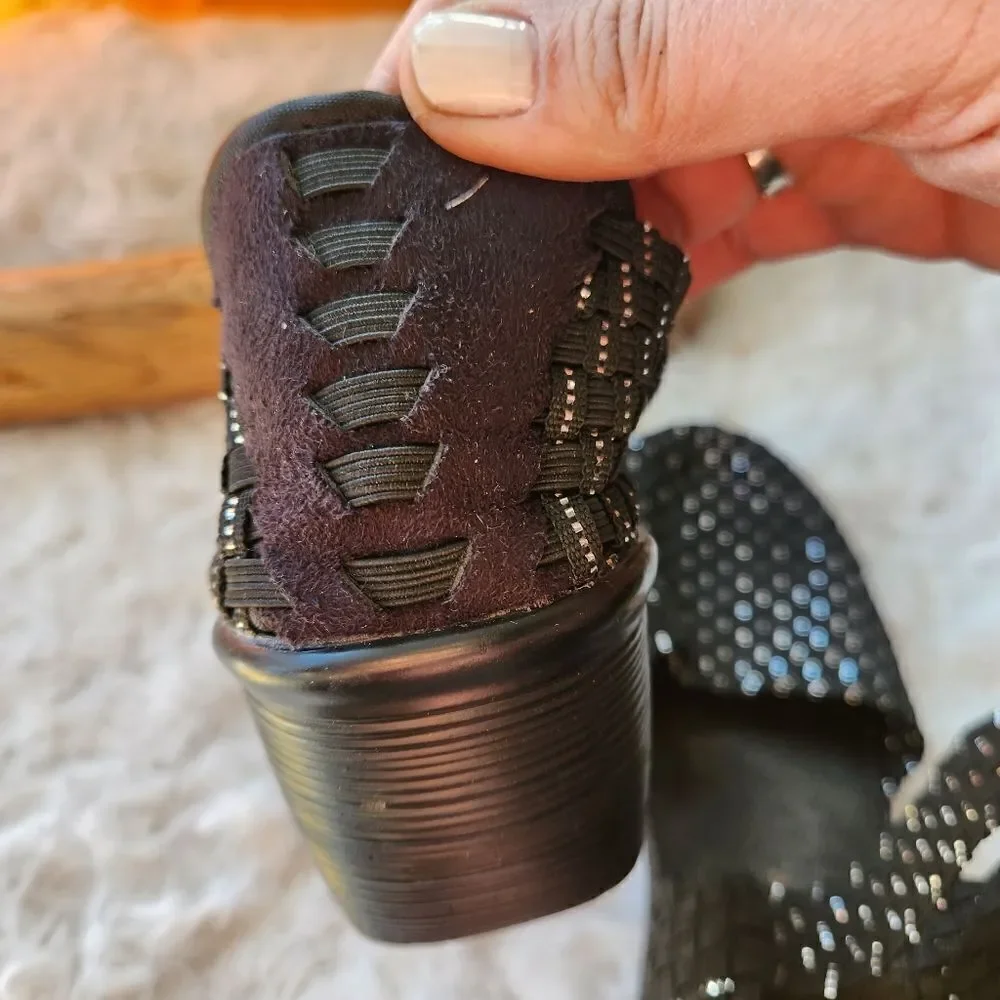 Bernie Mev woven platform mary janes